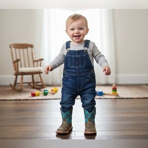 Roper Cowbabies Kyle Boots NWT